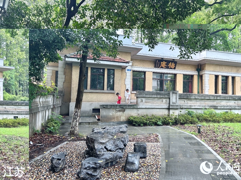 梅庵周边的环境经过了提升改造。人民网 王丹丹摄。