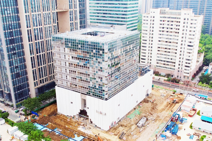 上海交通大学无锡光子芯片项目施工现场。受访者供图